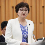 真下紀子道議　国保に「出産手当金」創設を求める。